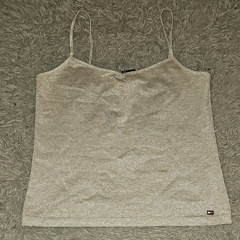 Tommy Hilfiger Metallic Silver Camisole